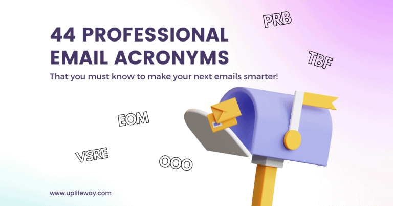 44 Professional Email acronyms & abbreviations You Must Know If You Don’t Want to Look Dumb (With pdf Download Format)