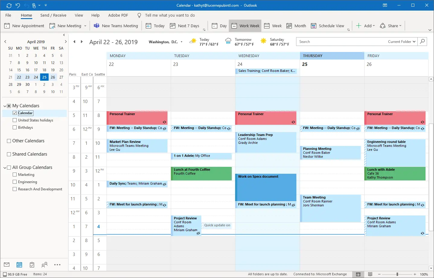 How to Import Calendar Events into Outlook Calendar using CSV Template Step 7