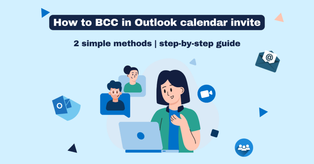 How to BCC in Outlook calendar invite