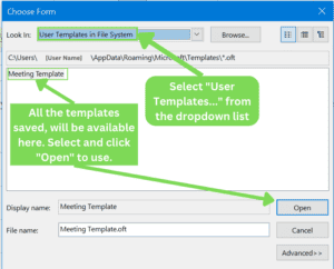 How to Create & Use Outlook Calendar Template