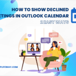 Outlook show declined meetings in calendar