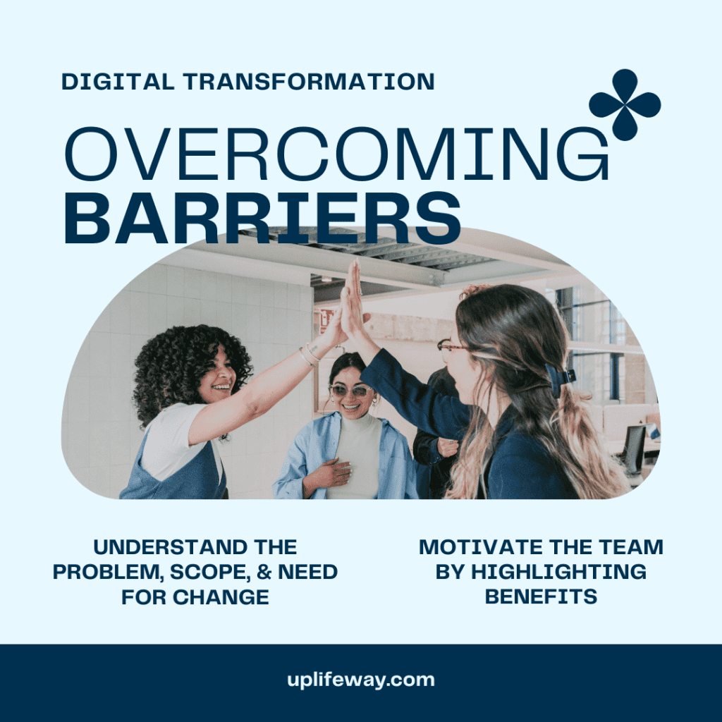 Overcoming the barriers in Digital Transformation